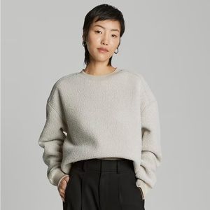 Everlane The ReNew Teddy Oversized Crew XS